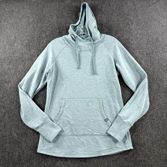 Free Fly Sweatshirt Women's Small Blue Hooded Bamboo Fleece - Picture 1 of 8